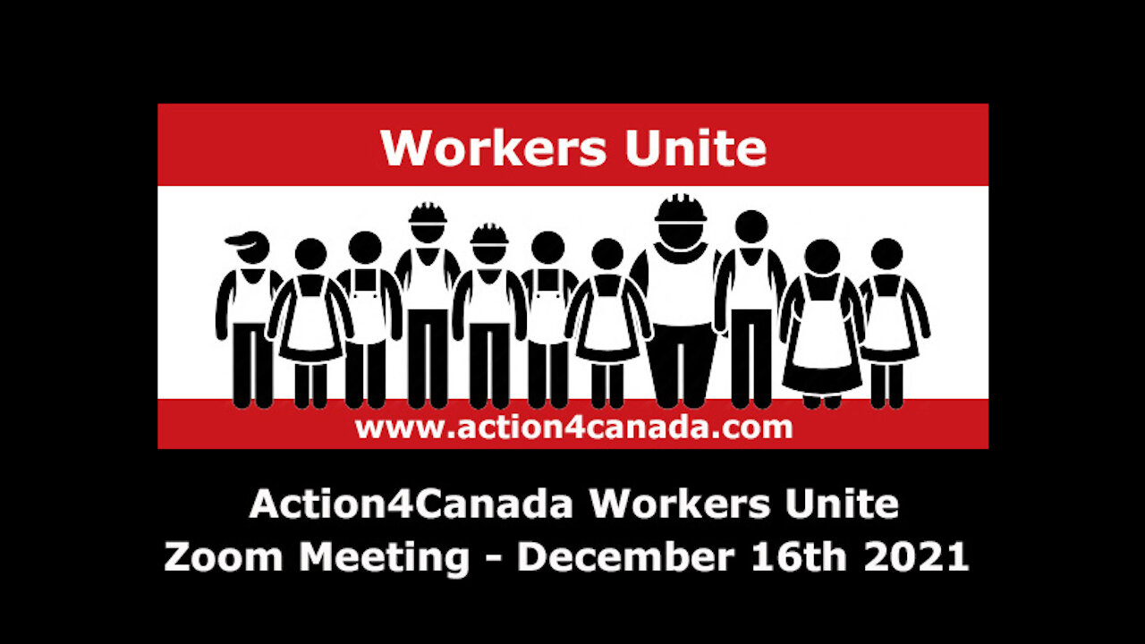 Workers Unite Presentation w/Q&A 12-16-21