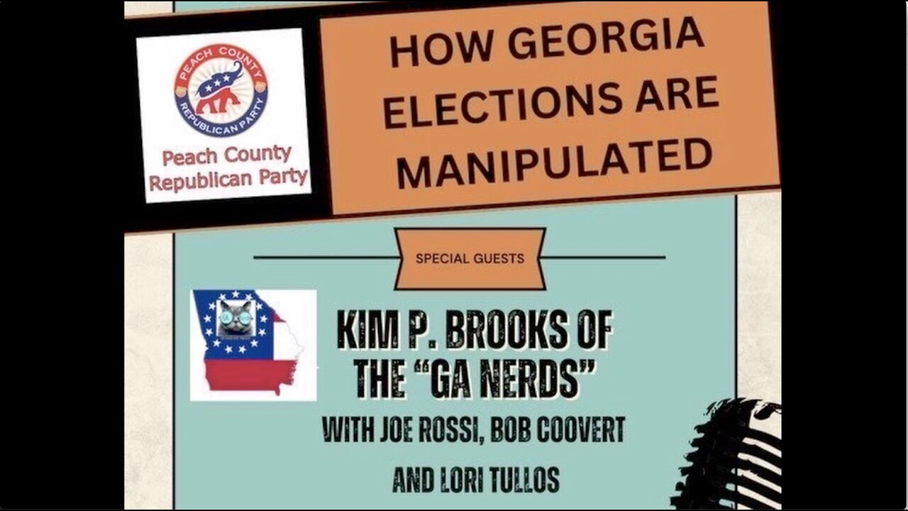 Kim Brooks Presents to the Peach County Republican Party - July 16, 2024