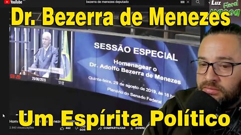 Bezerra de Menezes é Homenageado no SENADO