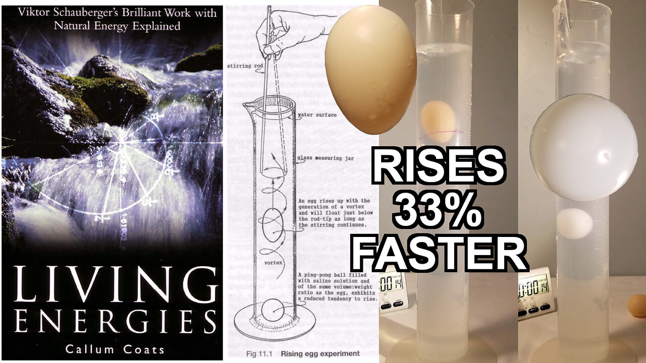 🔬#MESExperiments 38: Replicating Viktor Schauberger's Rising Egg Experiment