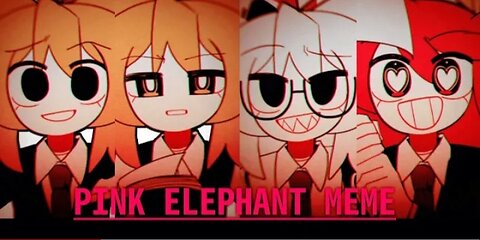 PINK elephant/ animation meme