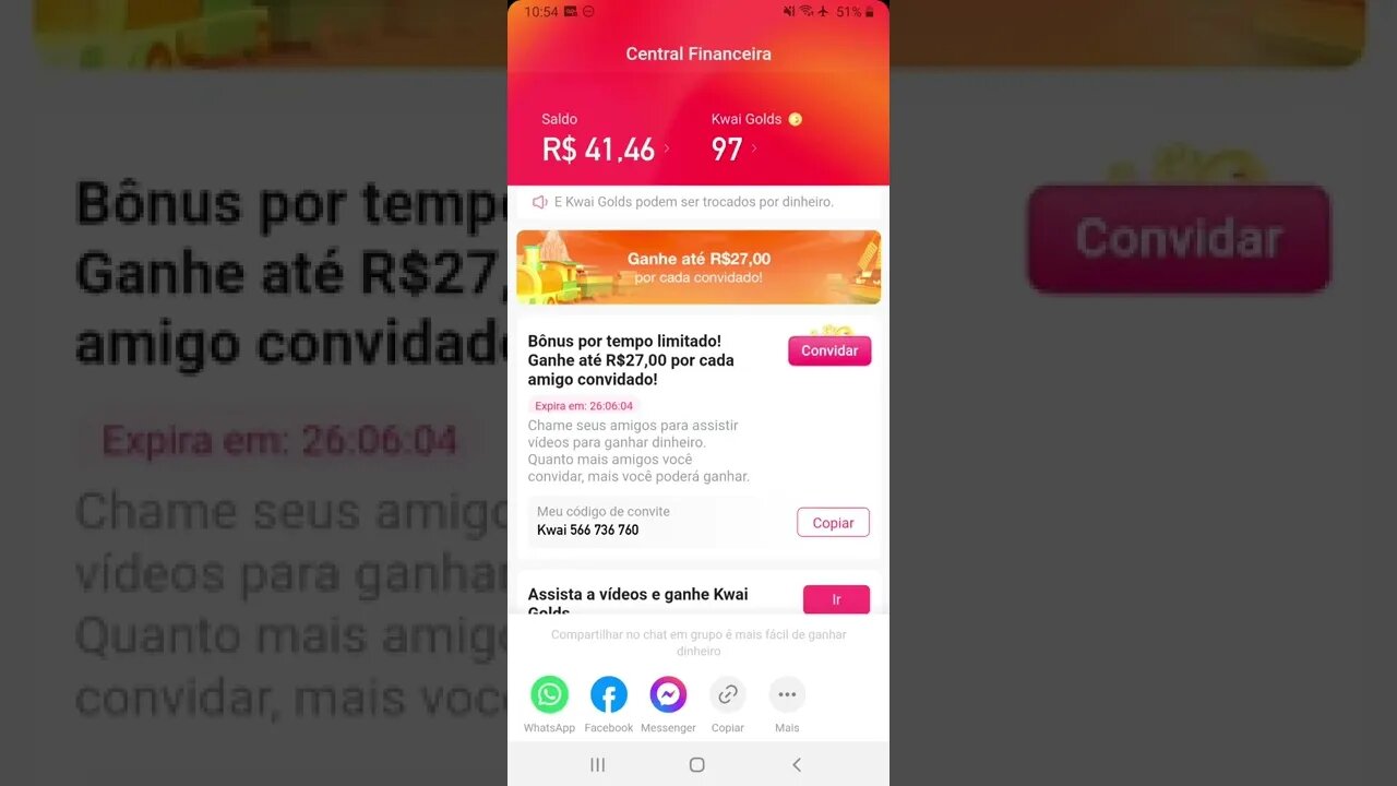 JÁ GANHEI MAIS DE 40 REAIS NESSE APP