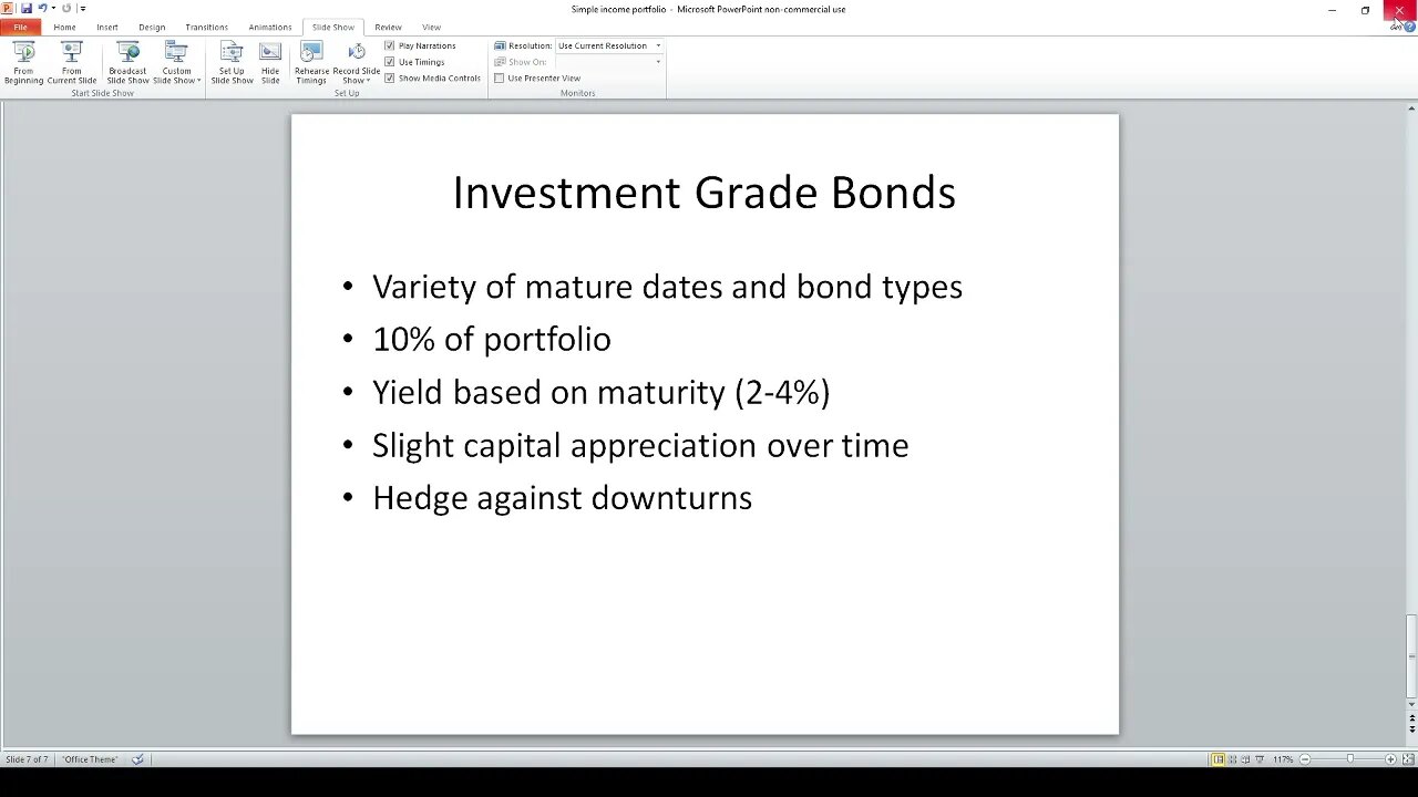Creating a Simple Diversified Income portfolio