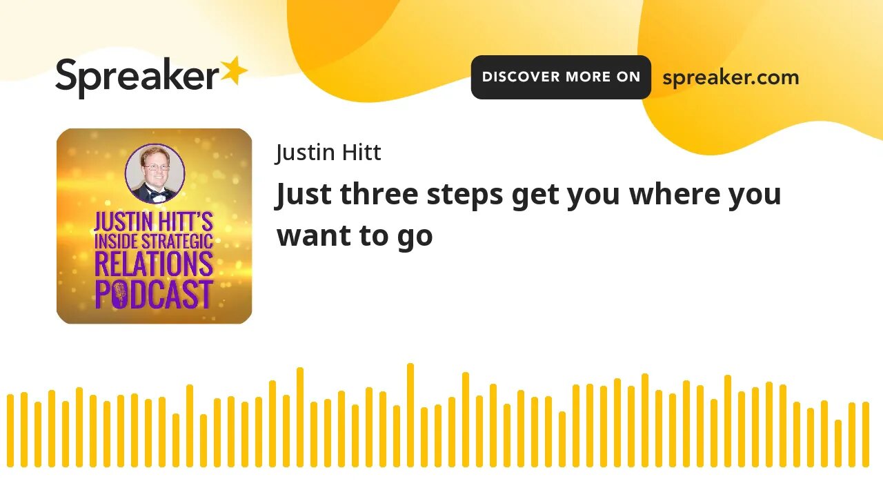 Just Three Steps Get You Where You Want to Go. Start Achieving More Right Now