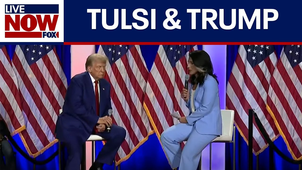 WATCH: Tulsi Gabbard and Donald Trump hold forum event