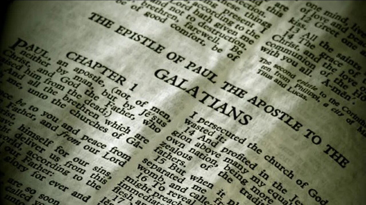 The Purpose of the Law (Galatians 3:19-26)