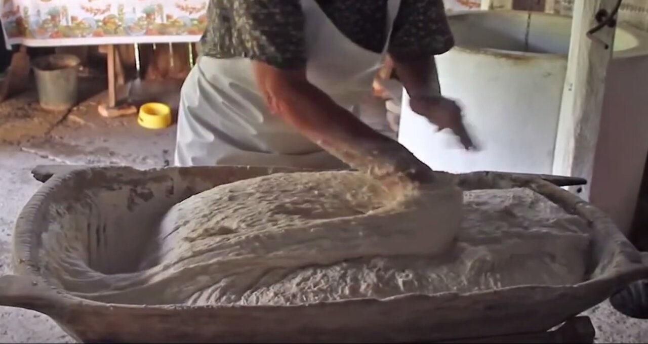 Traditional bread in Transylvania Romania