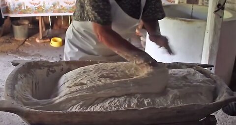 Traditional bread in Transylvania Romania