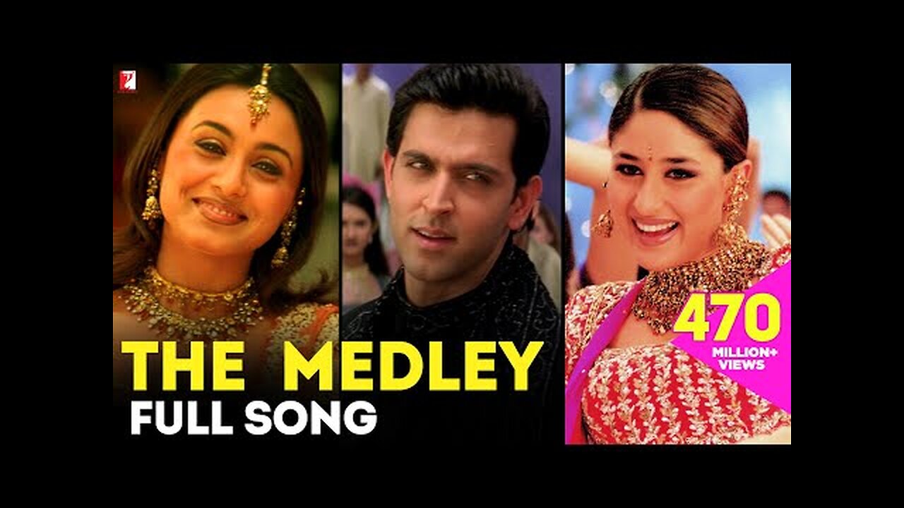 The Medley Song | Mujhse Dosti Karoge | Hrithik Roshan, Kareena Kapoor, Rani Mukerji, Uday Chopra