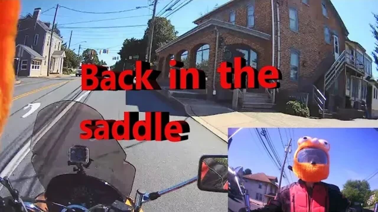 First ride since April. Memorial day ride. Health update.