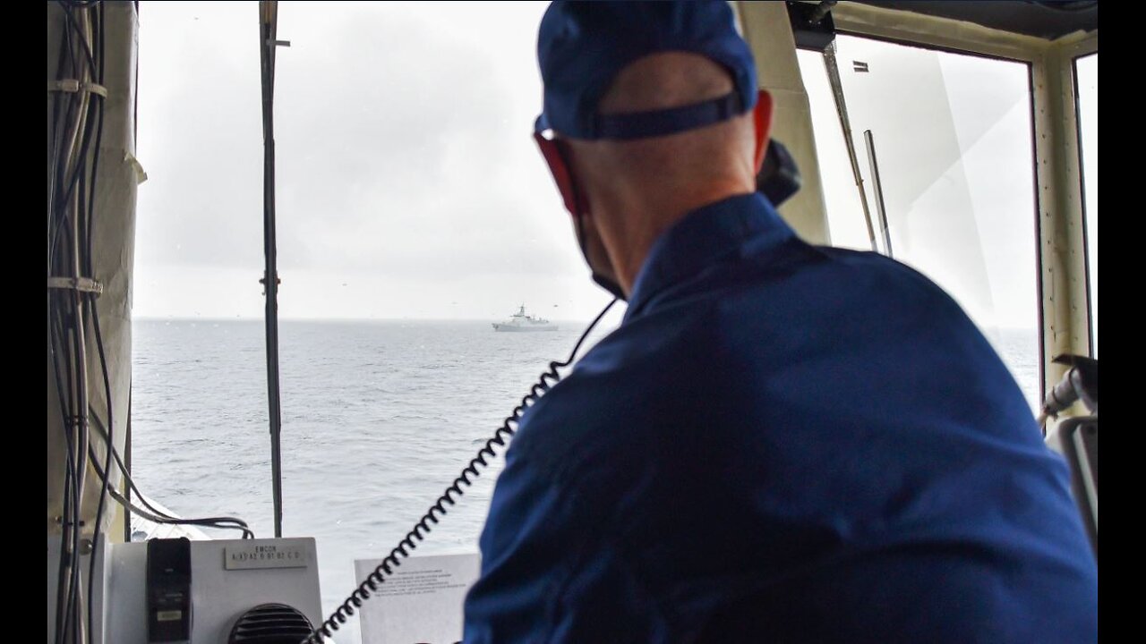 US Coast Guard patrol spots Chinese naval ships off Alaska island