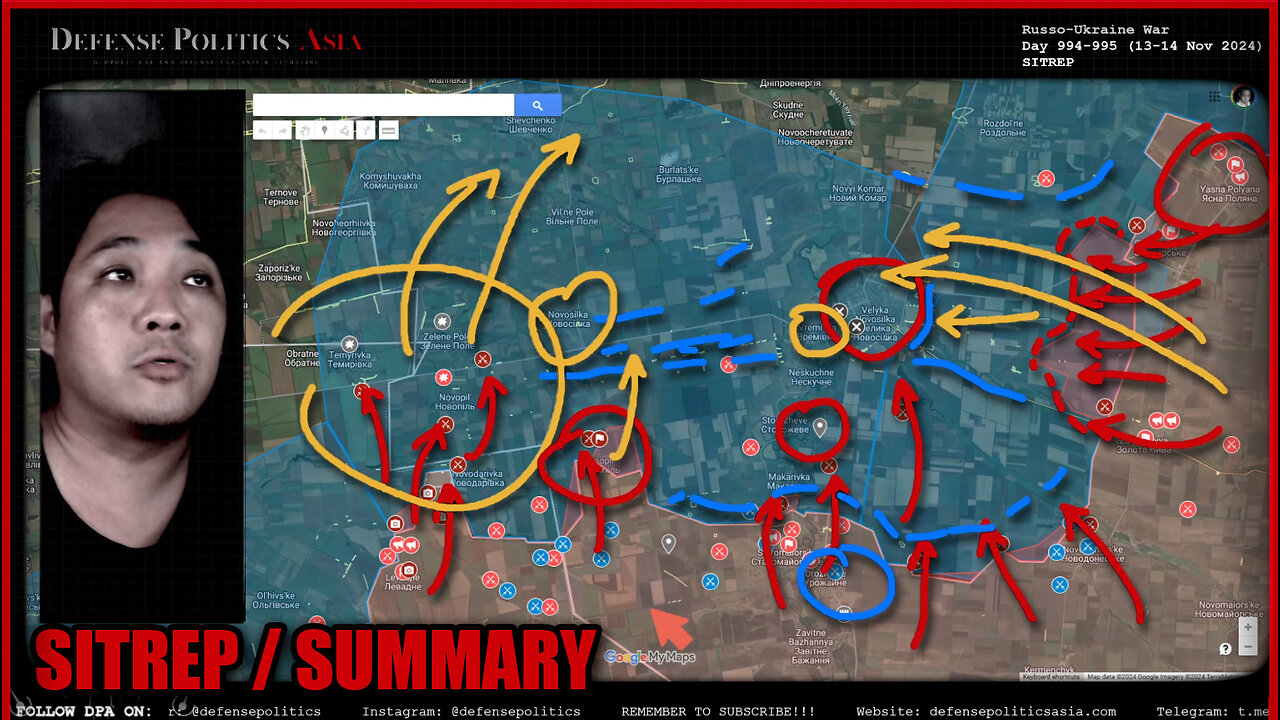 CRAZY Russian pincer on V.Novosilka!!! Kurakhove Front is collapsing... | Ukraine War SITREP