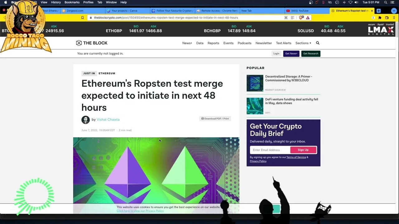Yet Another Ethereum Test Merge Happening In 24 Hours | Ropsten test merge