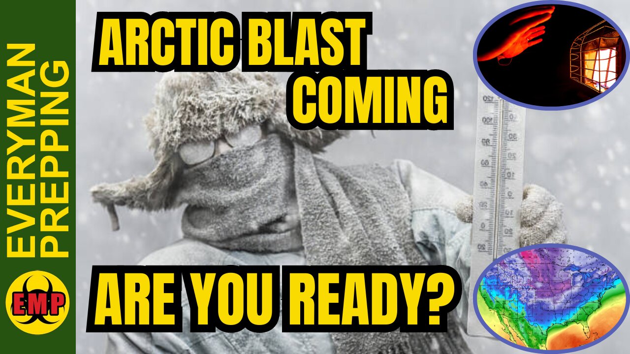 ⚡WARNING: Polar Vortex & Arctic Blast Coming! Grid Collapse Possible - Do This To Stay Warm