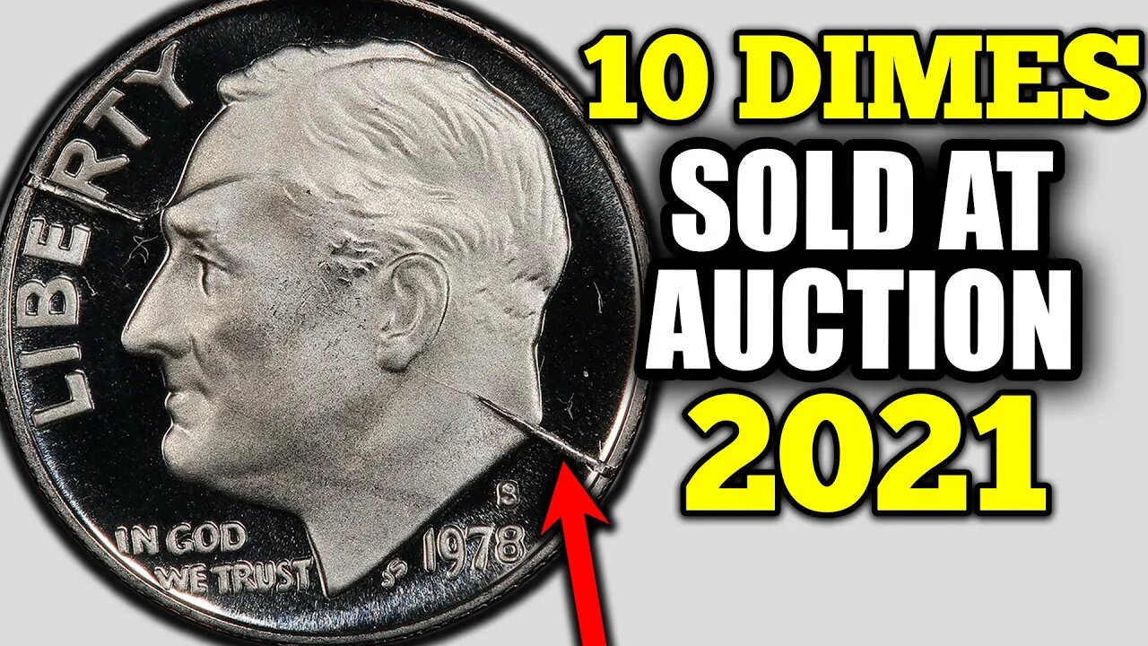 15 RARE DIMES WORTH MONEY RECENTLY SOLD IN 2021