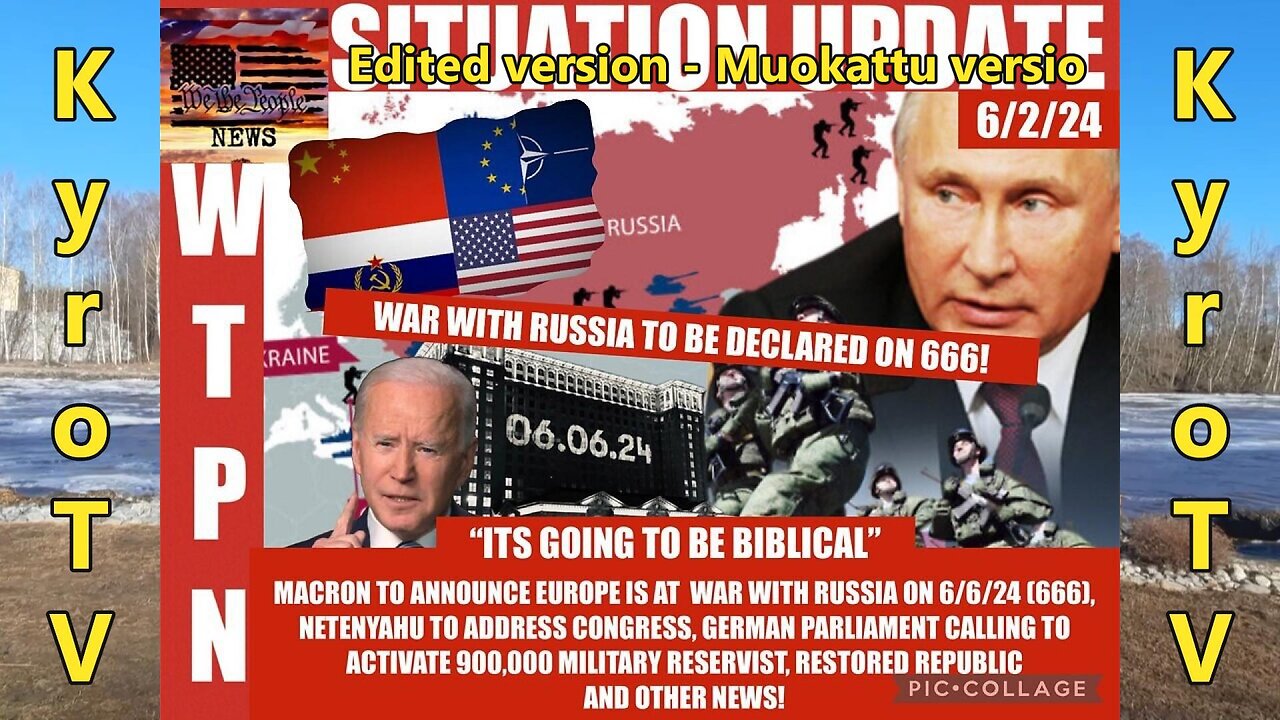 Situation Update - June 2, 2024 (edited version) (Swedish subtitles)