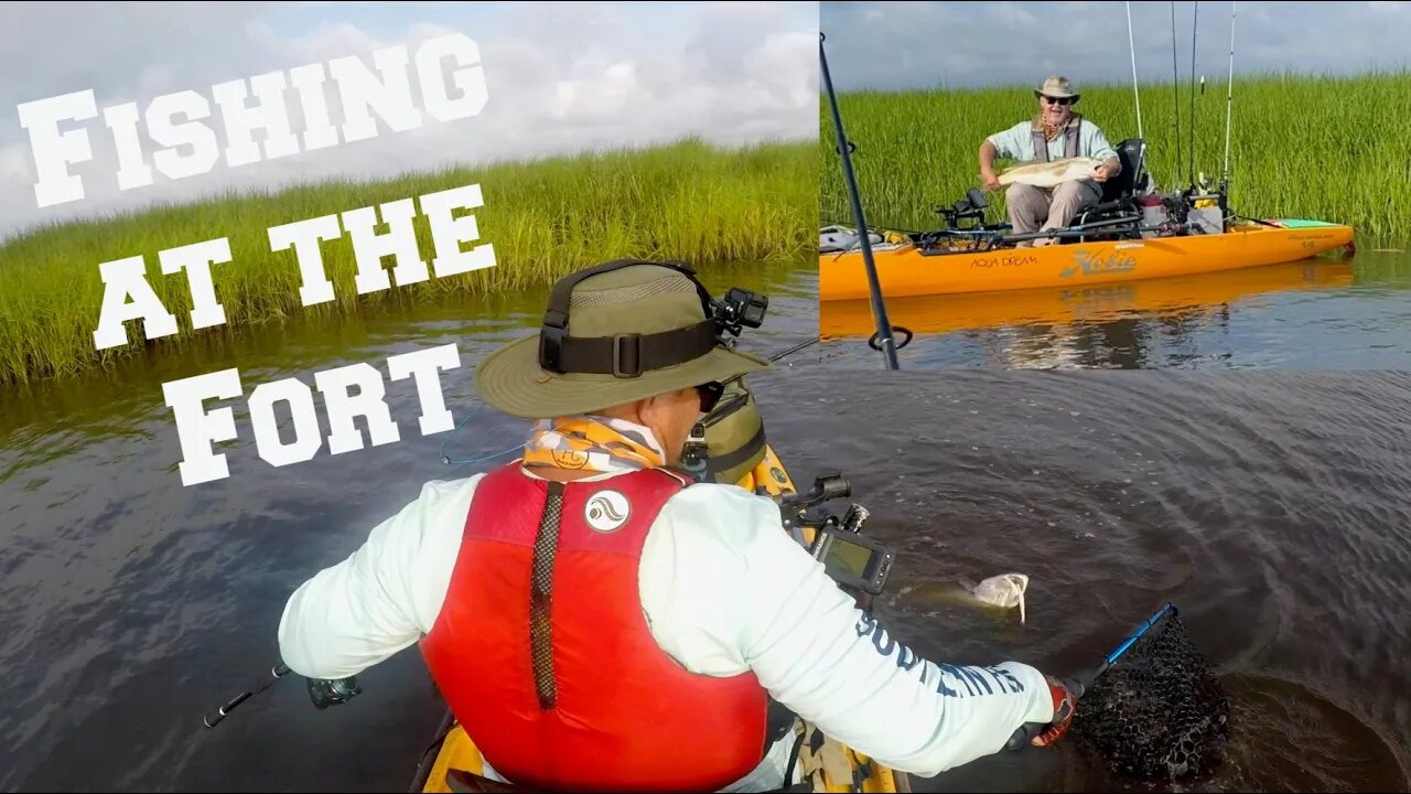 Fishing at Fort Fisher ~ Ft. Mark Patterson Catching a Overslot Red