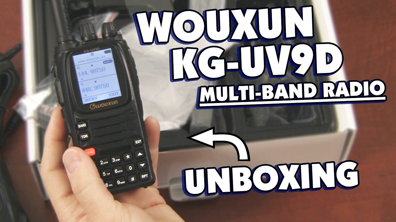 Wouxun KG-UV9D Amateur Radio Unboxing