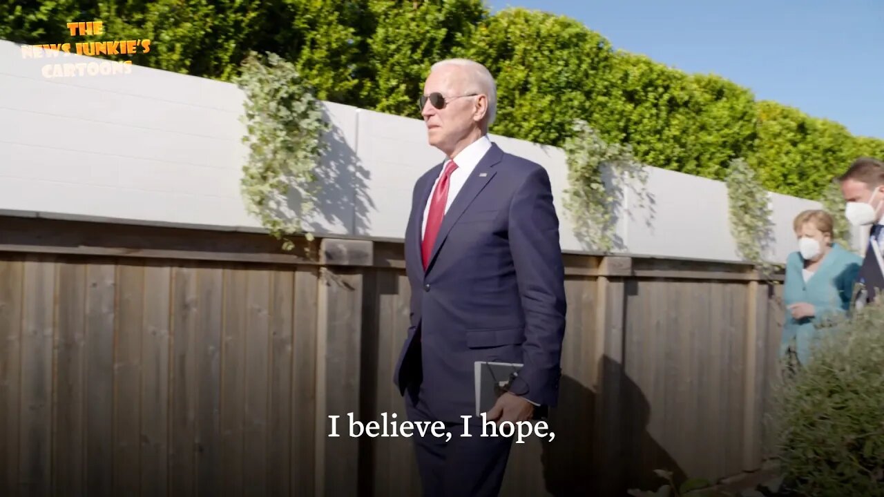 Biden looks not that bad in heavily edited version of his trip.