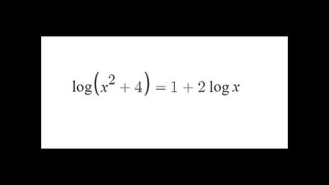 Grade 12 Advanced Functions - Solving log equation (Ch 8.6)