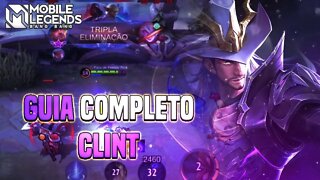 [TUTORIAL] COMO JOGAR DE CLINT | BUILD, EMBLEMA, COMBOS E GAMEPLAY | MLBB