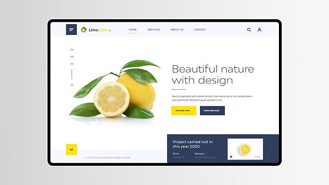 Web UI Design Adobe XD | Landing Page Design | WebDesignGeek