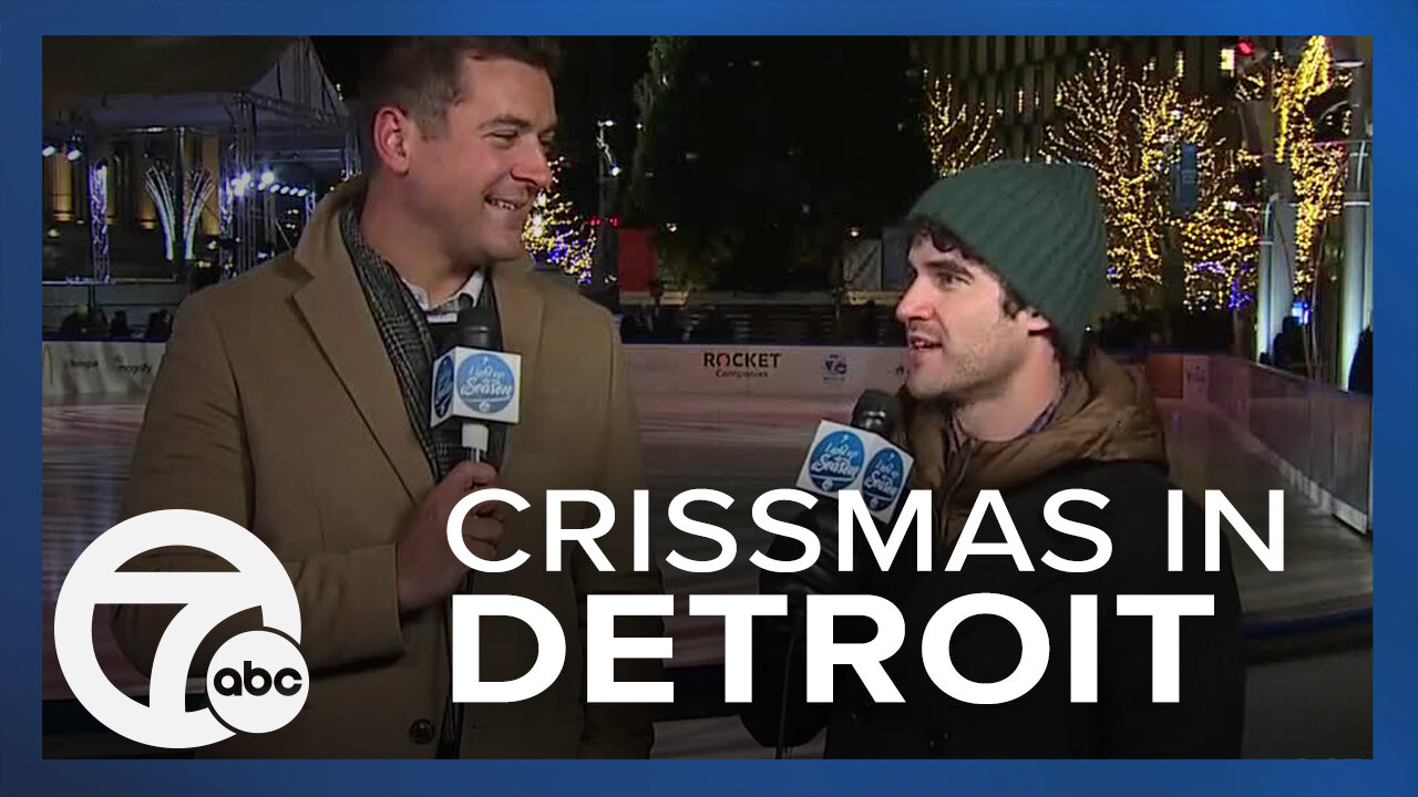 Darren Criss talks about Detroit tree lighting ahead of WXYZ-TV special