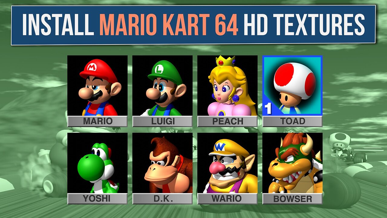 How to Download and Install Mario Kart 64 HD Textures in RetroArch (Muper64Plus-Next)