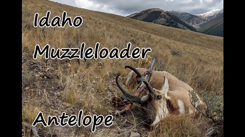 2020 Traditional Muzzleloader Solo Antelope Hunt.