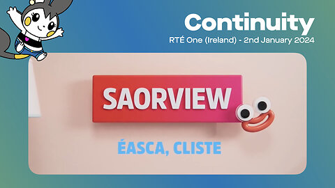 RTÉ One (Ireland) - Continuity & Ad Breaks (2nd January 2024)