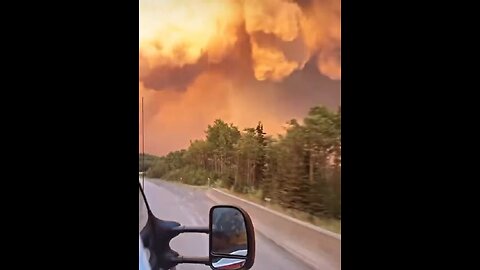 In Canada, forests continue to blaze in areas of British Columbia.