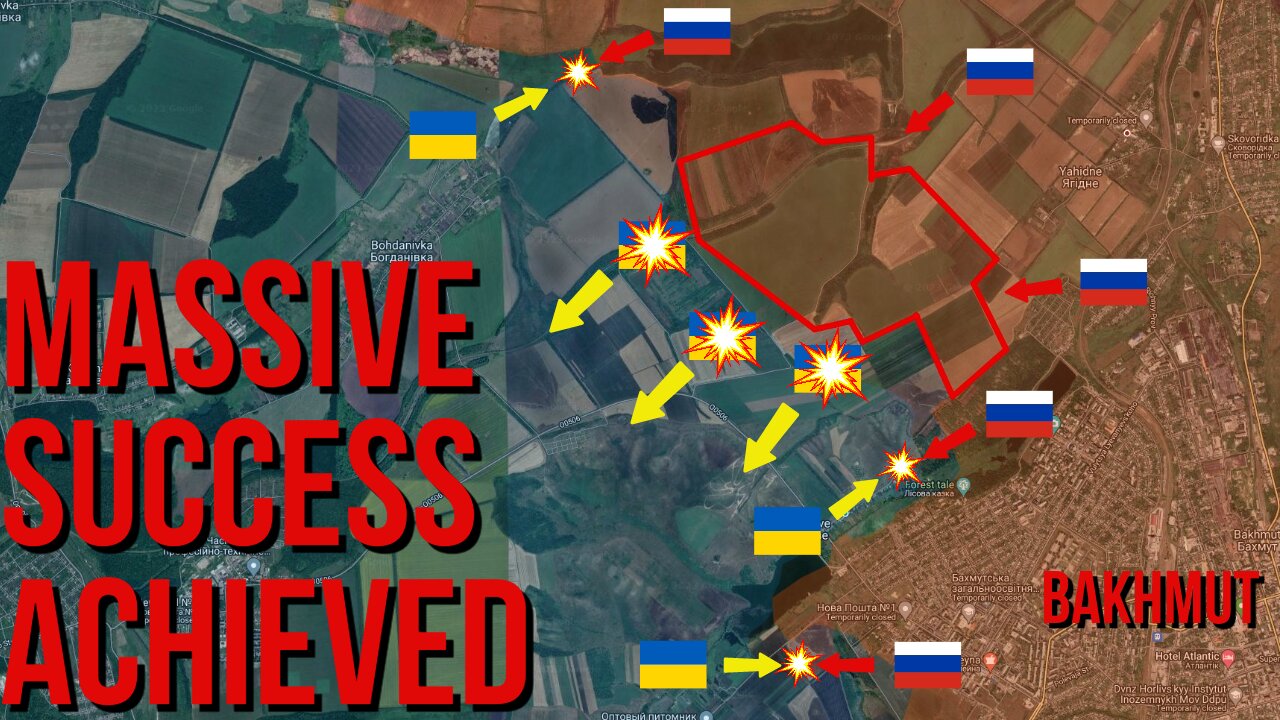 Russian Counter Attack North of Bakhmut Achieved MASSIVE Success! And regained full initiative.