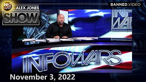 Emergency Broadcast: Biden Signals Deeps State Plan to Steal Midterms, Criminalize Opposition in Desperate Hail Mary Speech! – ALEX JONES SHOW 11/3/22