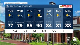 WMAR-2 News Ally Blake Monday weather