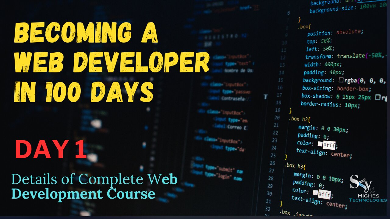 The Complete Web development Course For Beginner 2023