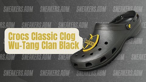 Crocs Classic Clog Wu-Tang Clan Black - 207759-001 - @SneakersADM