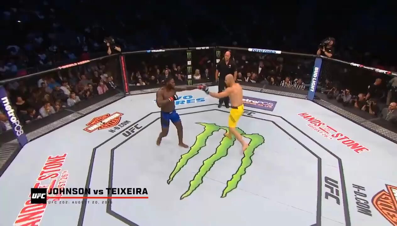 The brutal knockout in UFC