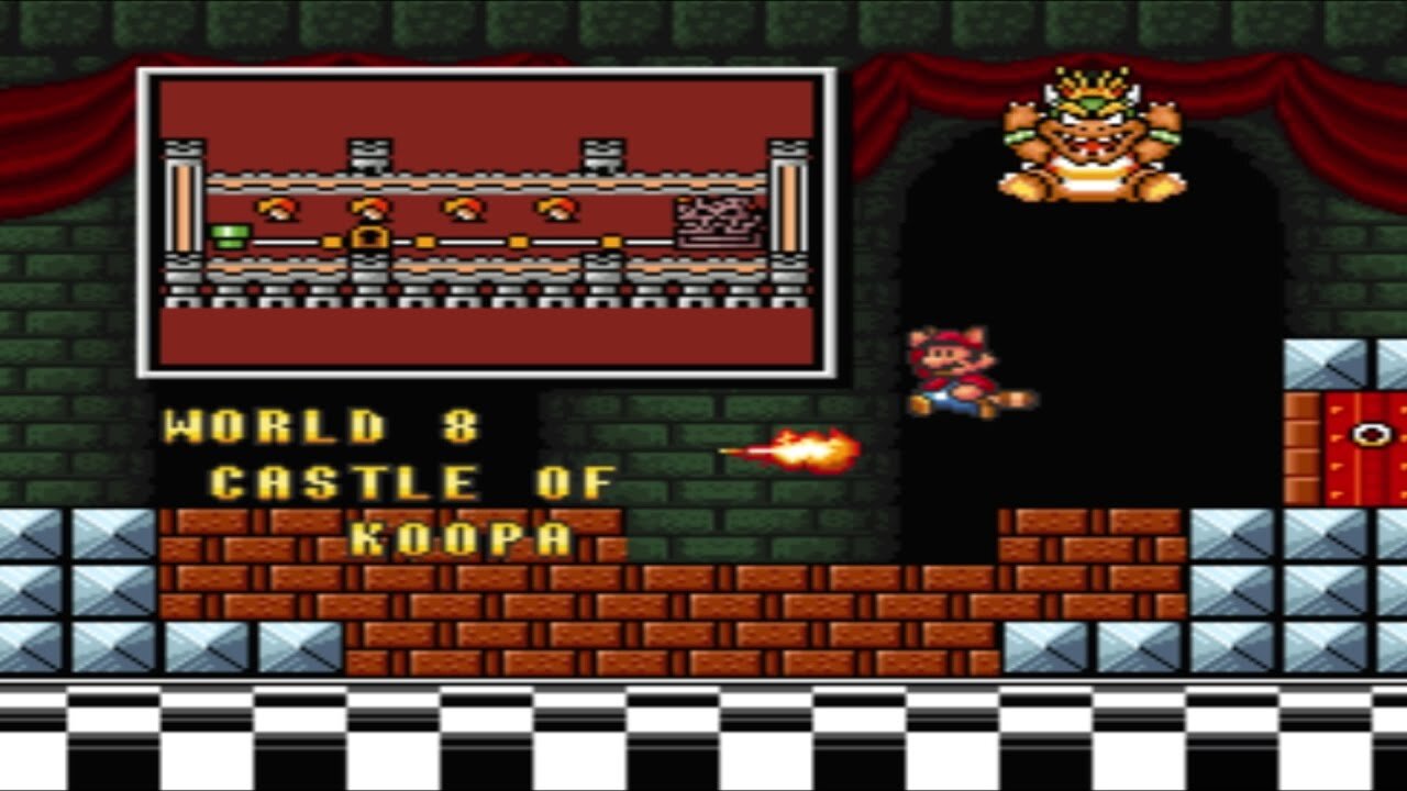 Super Mario All-Stars (Super Mario Bros 3 Mundo 8)