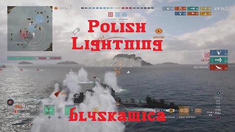 Polish Lightning (Blyskawica Gameplay Review in World of Warships Legends)