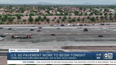 Pavement work to begin on US 60 after more than a year of commuter complaints