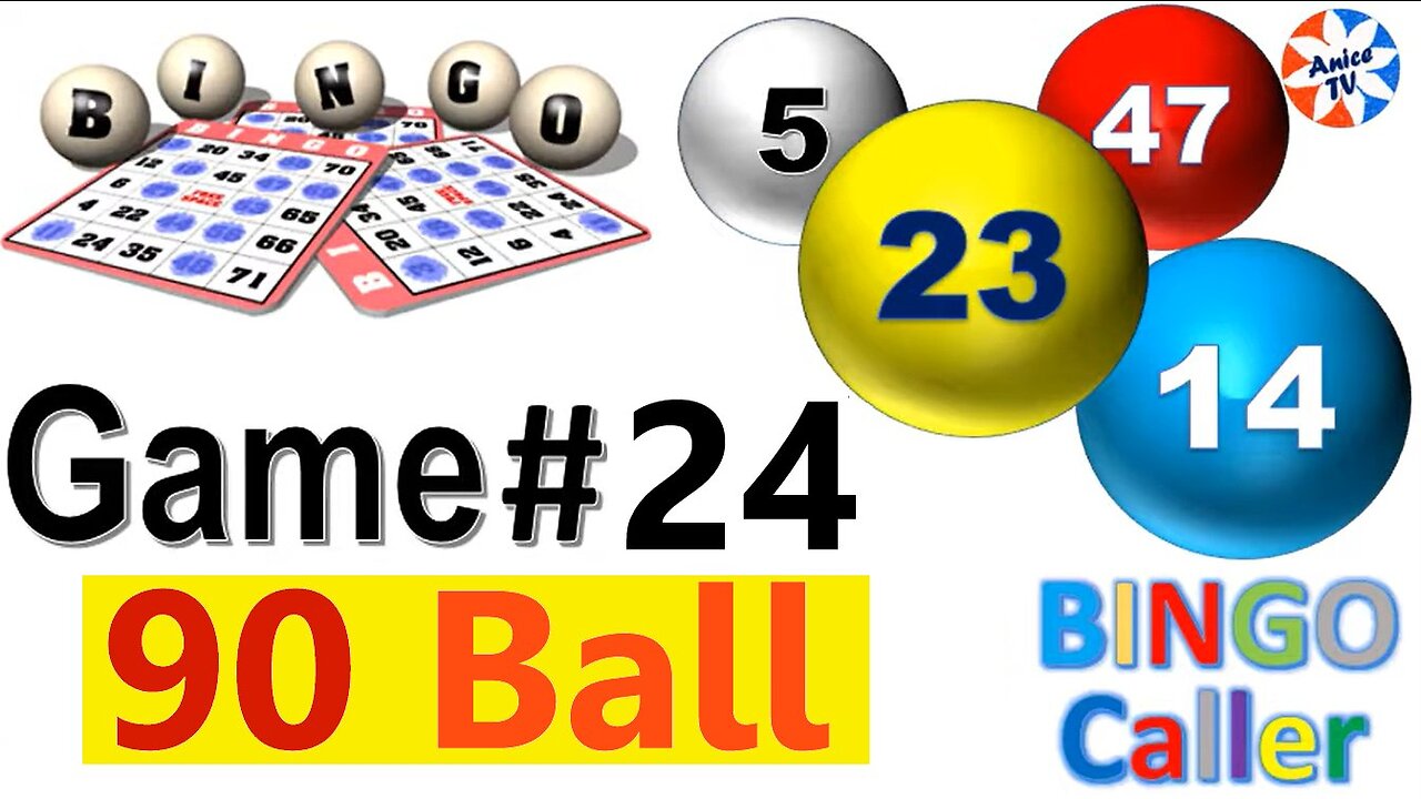 90-Ball - Bingo Caller -Game#24 American English