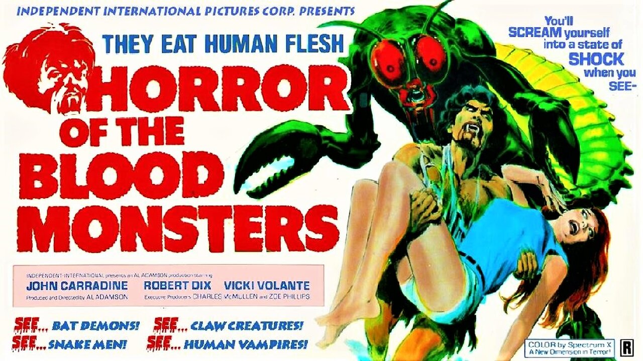Al Adamson HORROR OF THE BLOOD MONSTERS 1970 Wild Planet of Vampires & Weird Monsters FULL MOVIE HD & W/S
