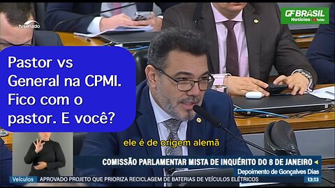 Pastor vs General na CPMI. Fico com o pastor. E você? Parabéns Marco Feliciano
