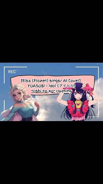 [Elsa (Frozen) sings/AI Cover] YOASOBI - Idol アイドル Oshi no Ko Opening