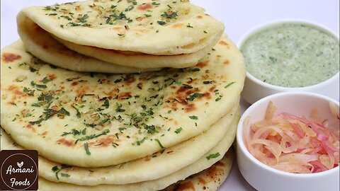 Garlic Butter Naan Without Oven By Armani Foods