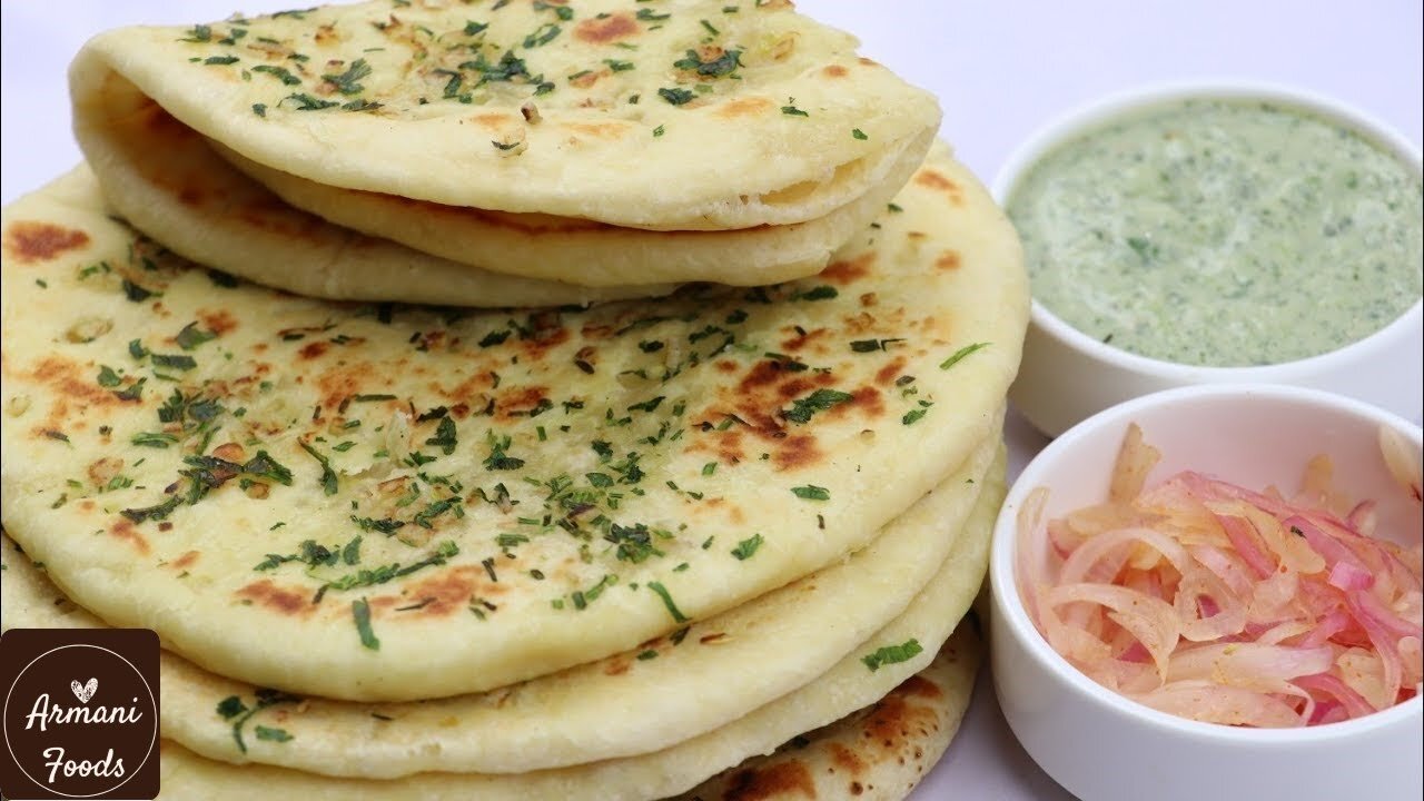 Garlic Butter Naan Without Oven By Armani Foods
