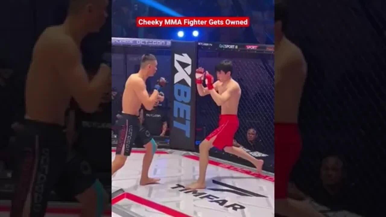 Cheeky MMA Fighter Taught a Lesson!