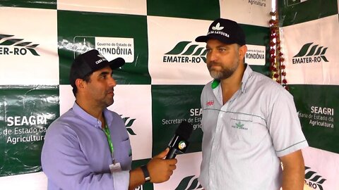 Gerente Leandro Casa da Lavoura pereniza todos os organizadores pelo dia especial Café Clonal