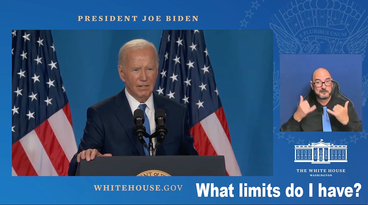 Joe Biden Struggles to Respond to Question About His Limitations