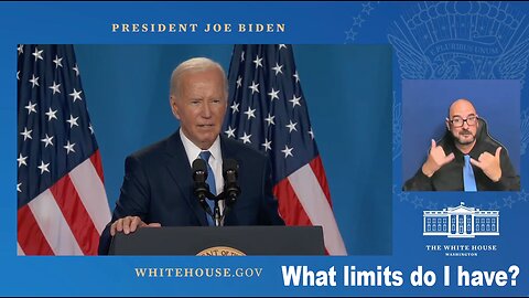 Joe Biden Struggles to Respond to Question About His Limitations